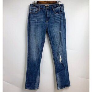 Driftwood Women's Audrey Cotton Stretch Distressed High Rise Denim Jean Size‎ 30